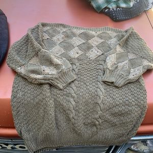Vintage Handmade Checkered sweater